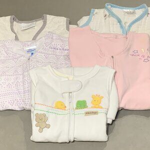 Baby Sleep Sacks Bundle – 5 Pieces | Small & Medium